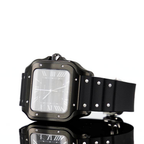 Cartier Santos 39.8mm Black Steel Automati