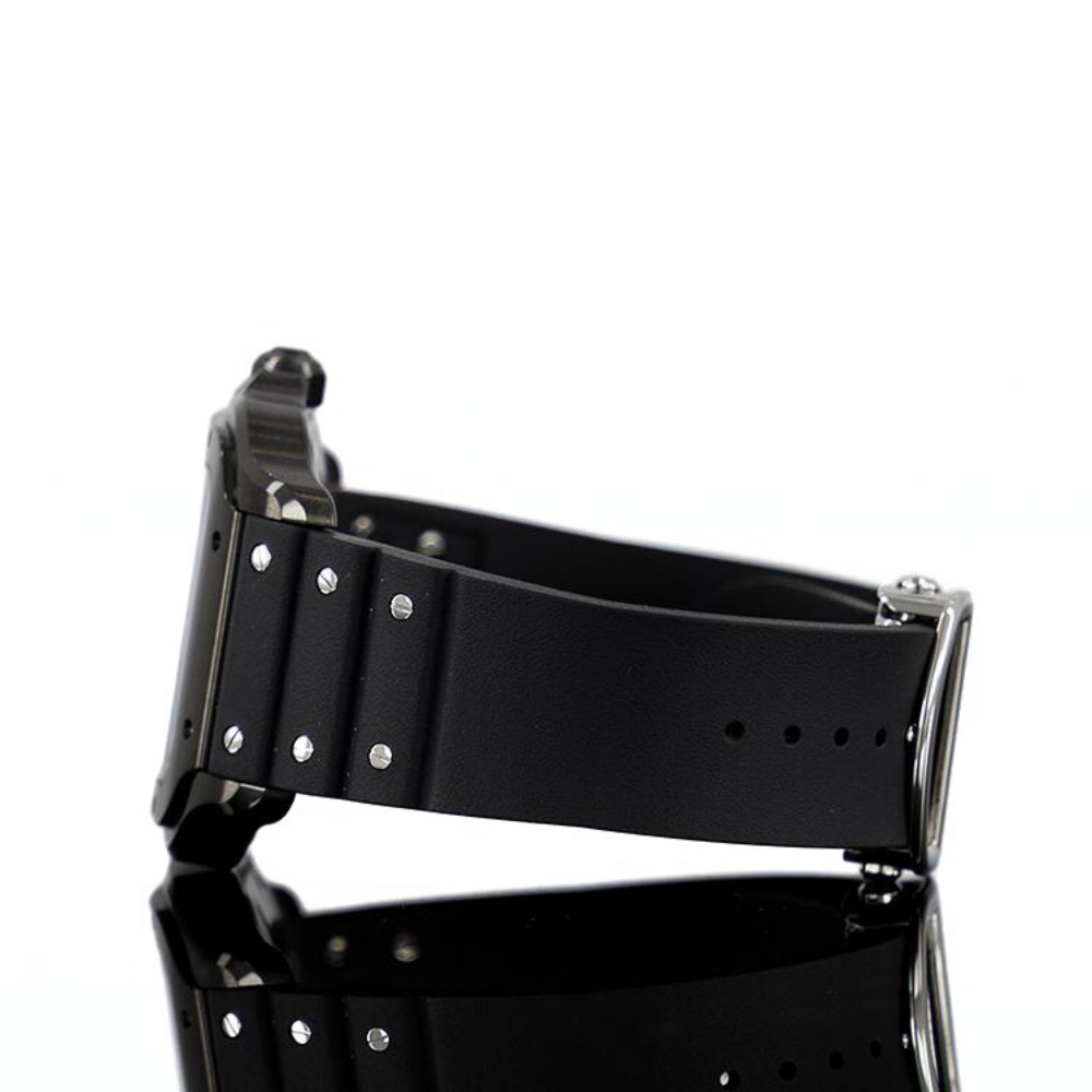 Cartier Santos 39.8mm Black Steel Automati