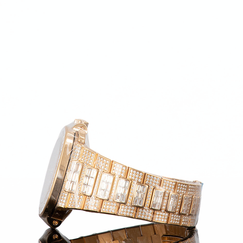 Patek Philippe Nautilus 5980 Rose Gold Diamond Chronograph
