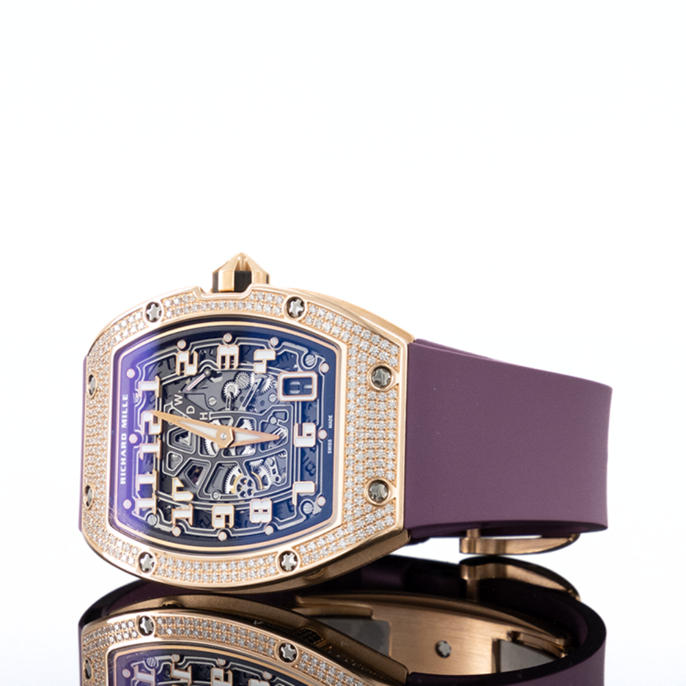 Richard Mille RM 67-01 Rose Gold Iced Out Extra Flat
