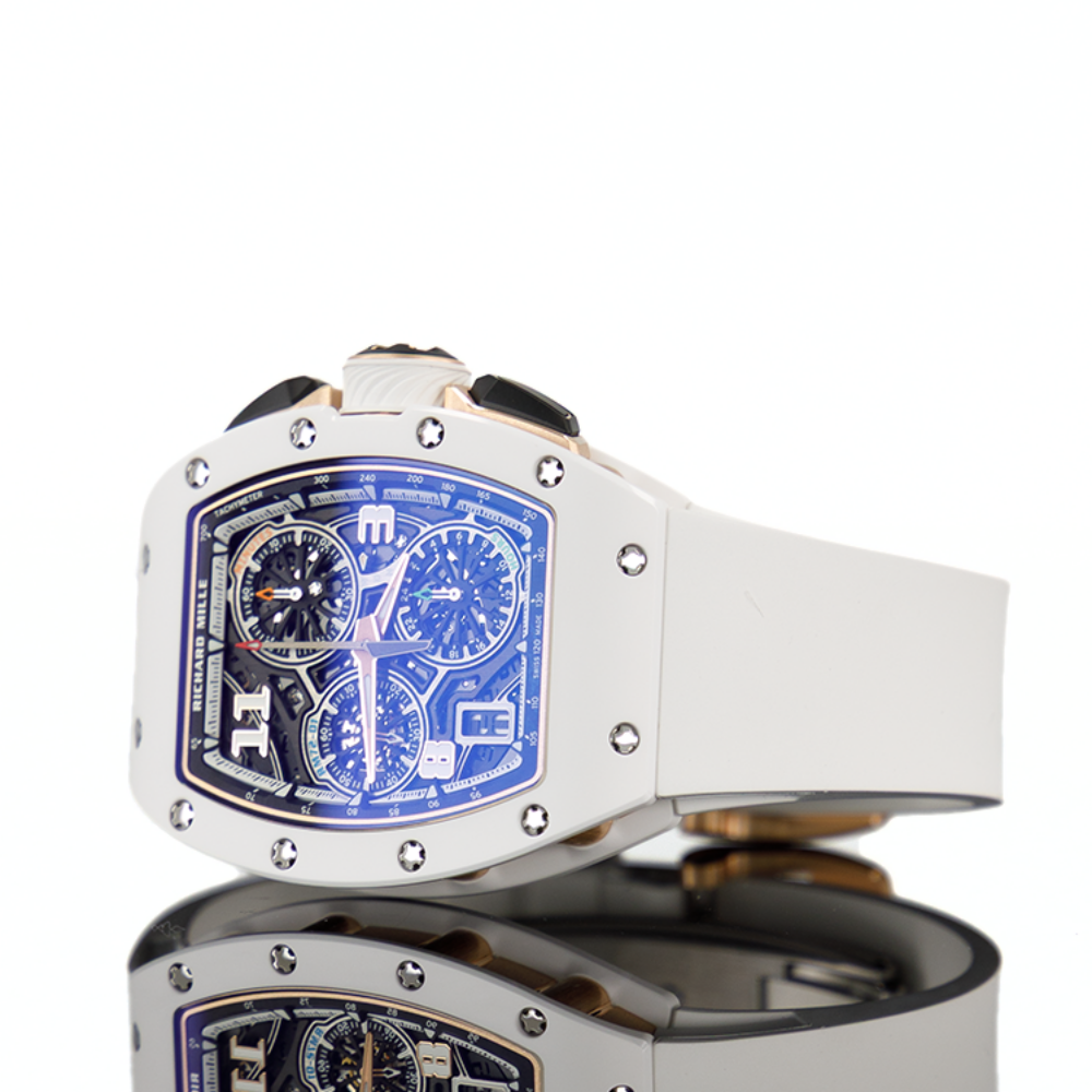 Richard Mille RM 72-01 White Ceramic Flyback Chronograph