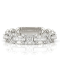 Luxury Infinity Bracelet with Baguette Diamonds | Rapper Jewelry