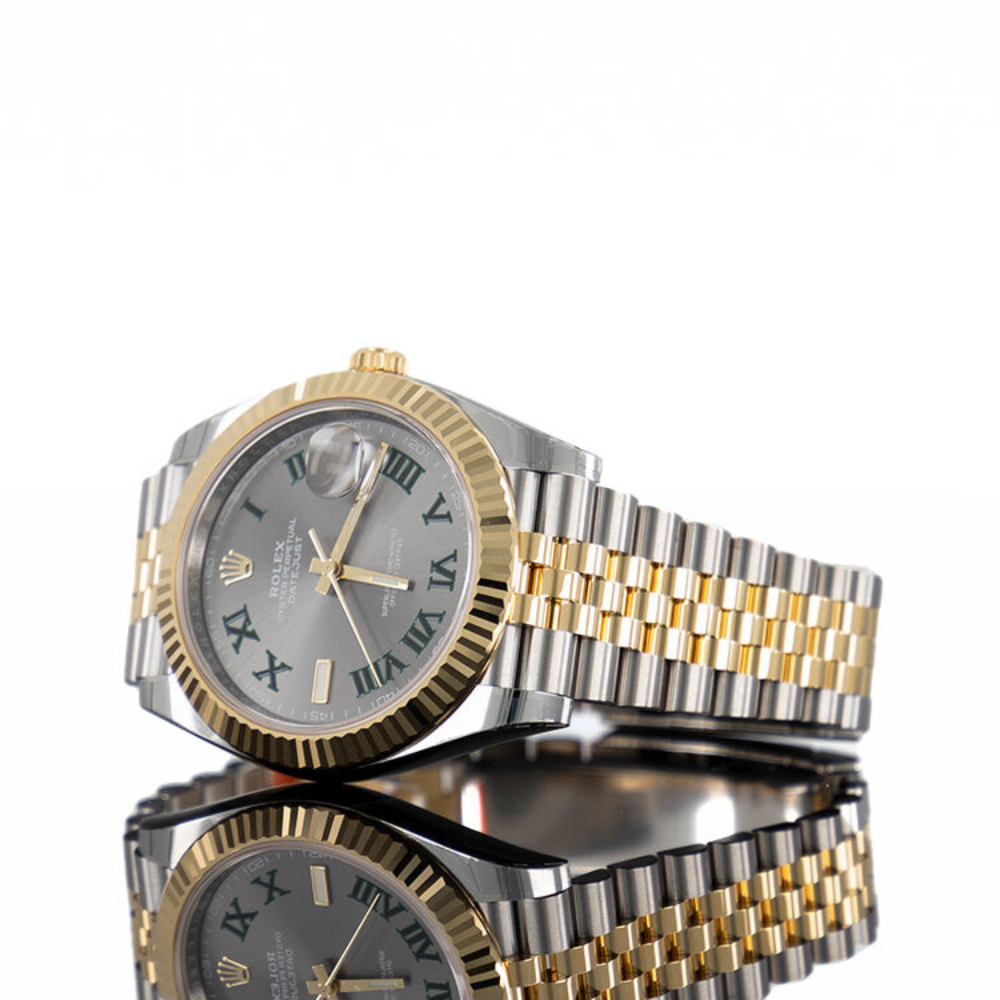 Rolex Datejust 41 Wimbledon Dial Fluted Jubilee