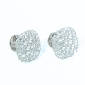 Natural Diamond Reverse Setting Squircle Stud
