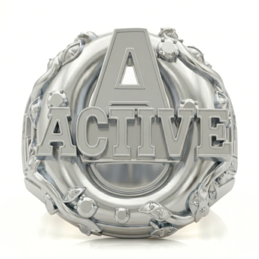 ACTIVE Championship Ring – Solid Gold Custom