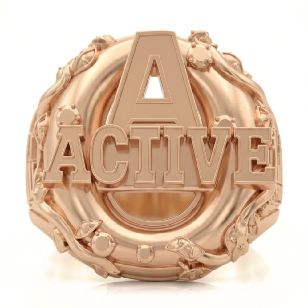 ACTIVE Championship Ring – Solid Gold Custom