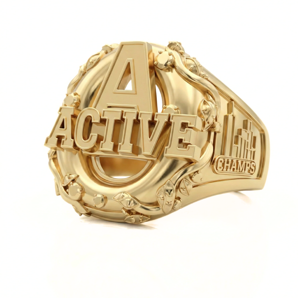 ACTIVE Championship Ring – Solid Gold Custom