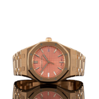 AP Royal Oak 34mm Rose Gold Salmon Dial