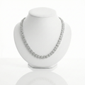 Luxury Tennis Chain with Round Cut Pavé Diamonds
