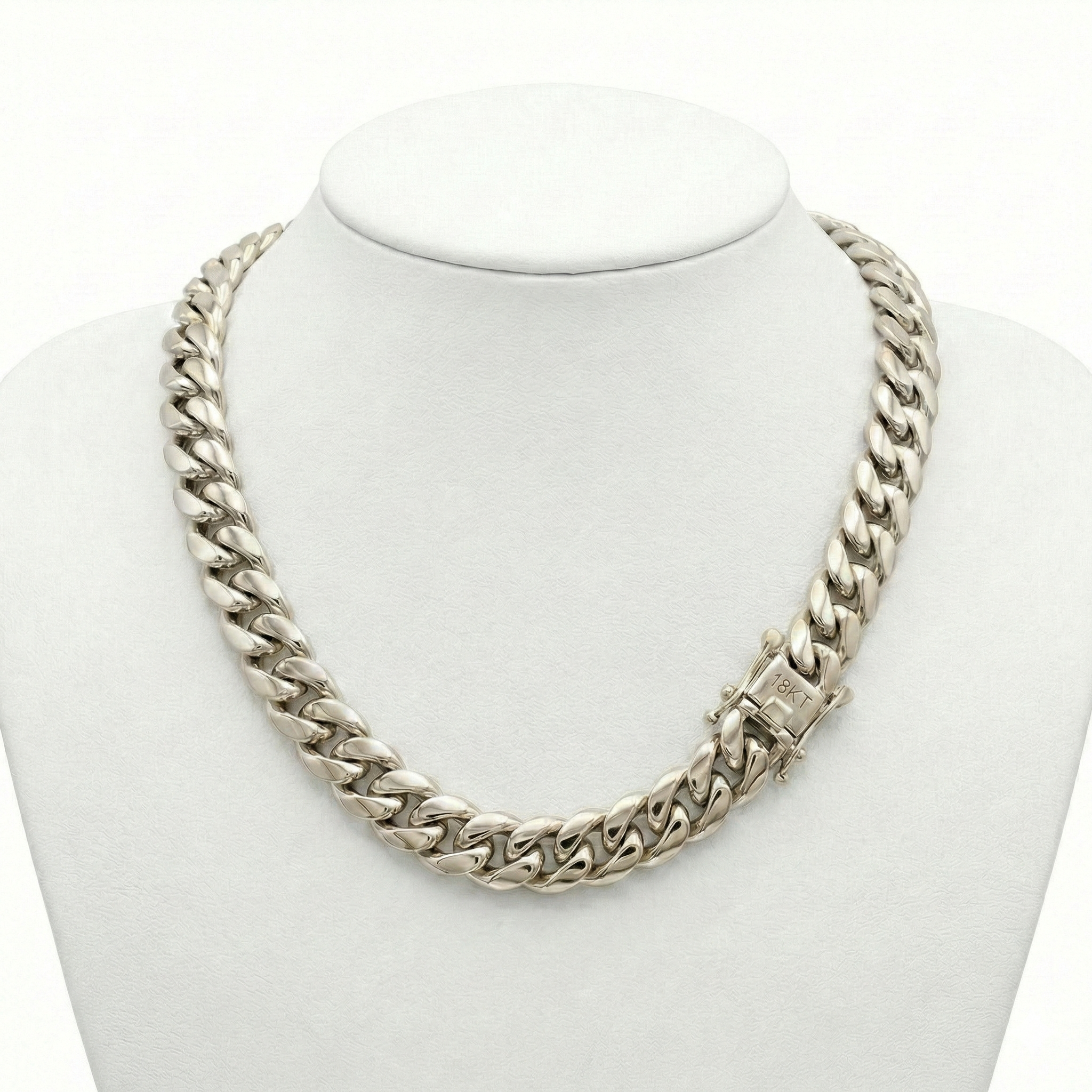 10MM Solid Gold Cuban Link Chain – 18K