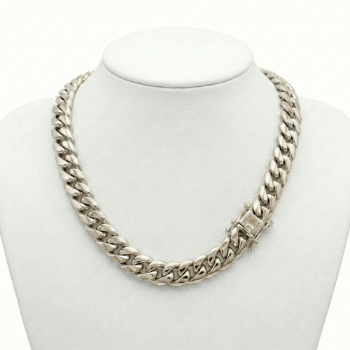 10MM Solid Gold Cuban Link Chain – 18K