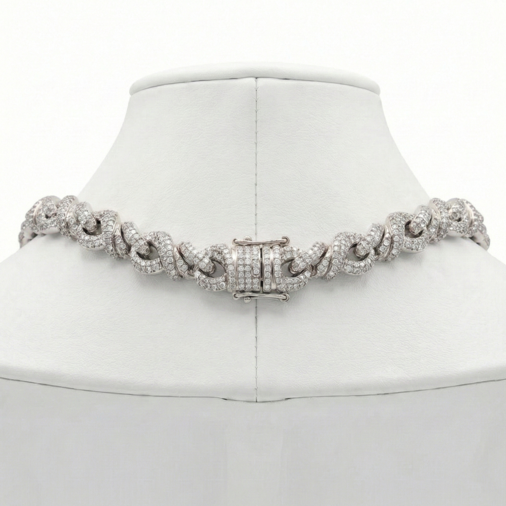 Rapper Style Panther Cuban Link – Natural Diamonds