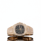 Patek Philippe Nautilus 5980 Rose Gold Diamond Chronograph
