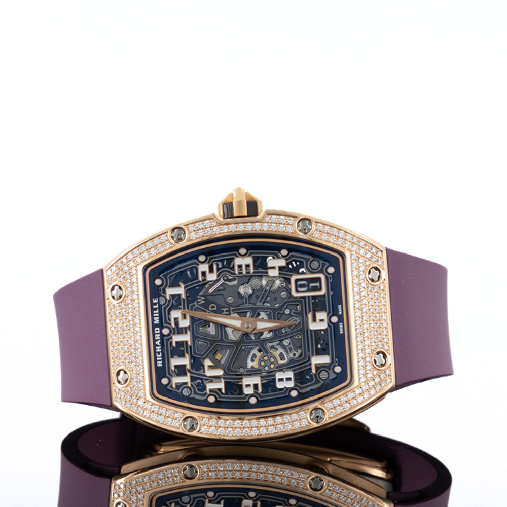 Richard Mille RM 67-01 Rose Gold Iced Out Extra Flat
