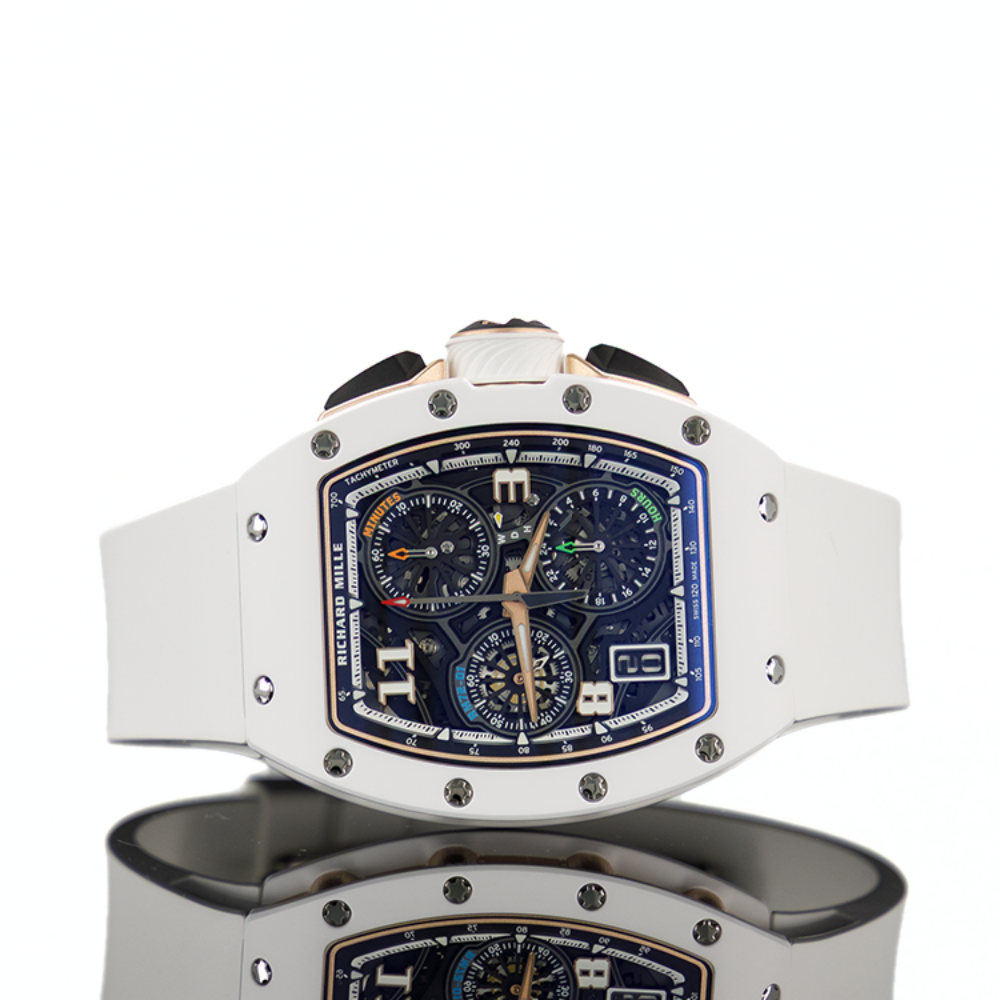Richard Mille RM 72-01 White Ceramic Flyback Chronograph