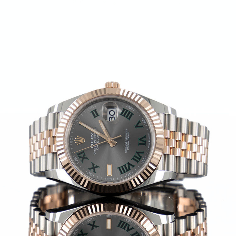 Rolex Datejust 41 Wimbledon Dial Fluted Jubilee